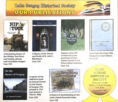 Lake Scugog Historical Society Publications